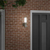 Zewnętrzna lampa ścienna Srebrny 15 x 7,5 x 33 cm