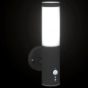 Zewnętrzna lampa ścienna Czarny 15 x 7,5 x 33 cm