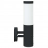 Zewnętrzna lampa ścienna 2 pcs Czarny 15 x 7,5 x 33 cm