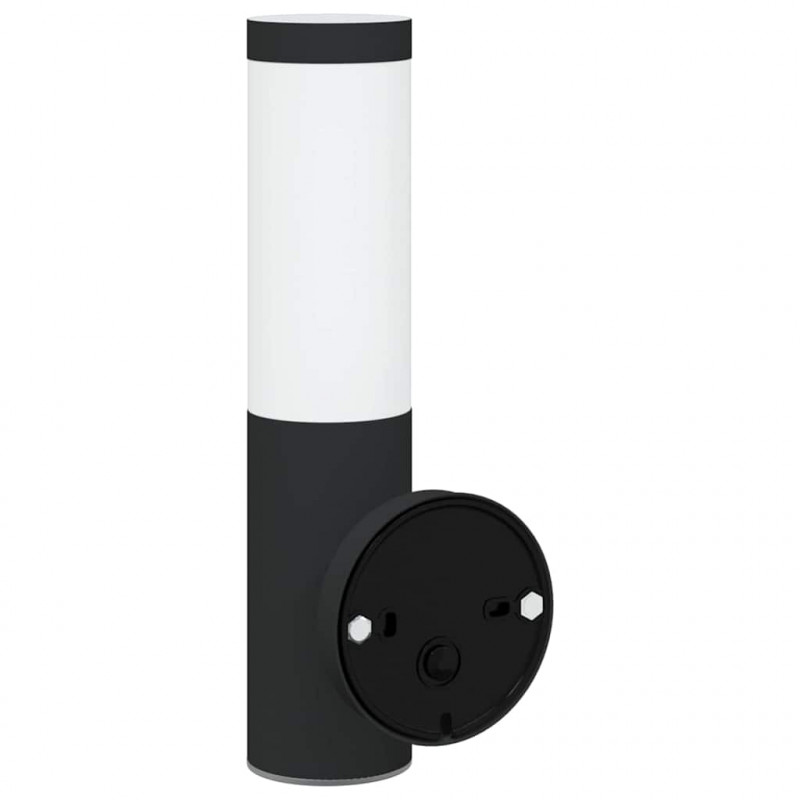 Zewnętrzna lampa ścienna 2 pcs Czarny 15 x 7,5 x 33 cm