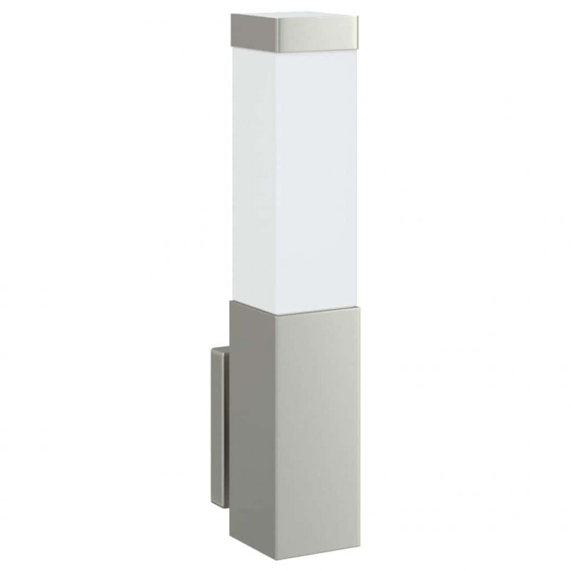 Zewnętrzna lampa ścienna Srebrny 10.5 x 6 x 33 cm