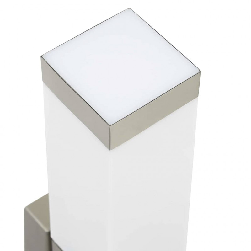 Zewnętrzna lampa ścienna Srebrny 10.5 x 6 x 33 cm