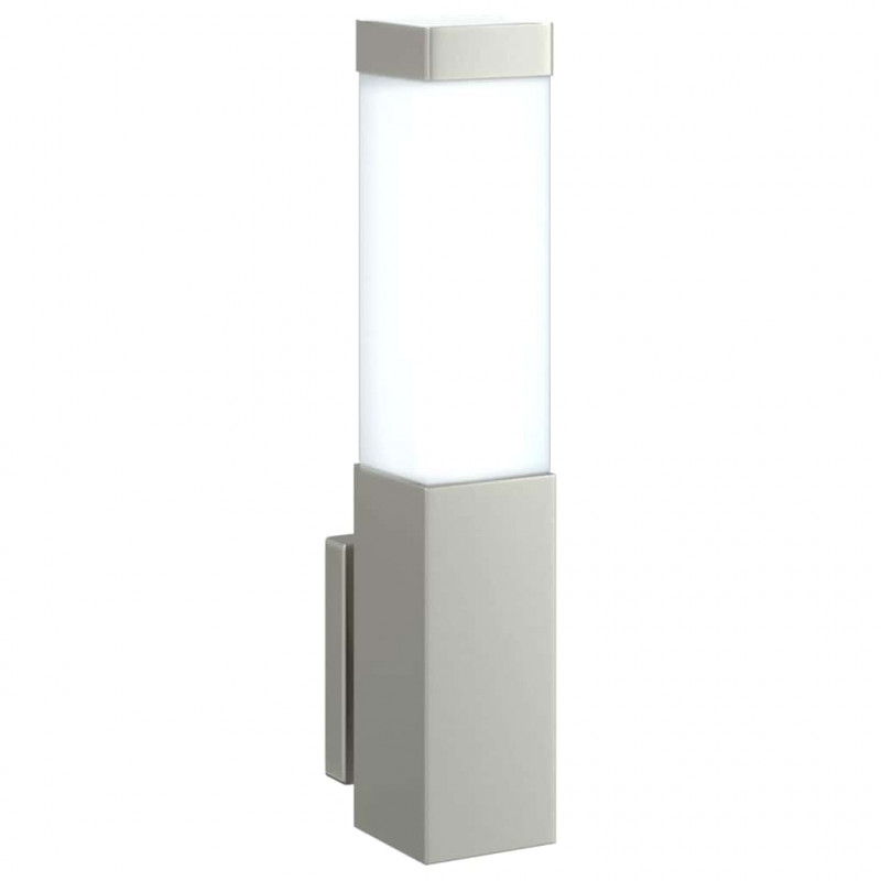 Zewnętrzna lampa ścienna Srebrny 10.5 x 6 x 33 cm
