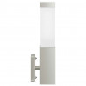 Zewnętrzna lampa ścienna 2 pcs Srebrny 10.5 x 6 x 33 cm