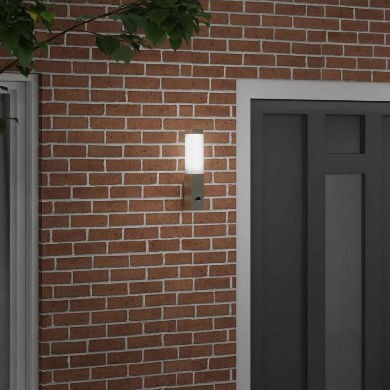 Zewnętrzna lampa ścienna Srebrny 10.5 x 6 x 33 cm