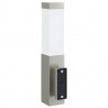 Zewnętrzna lampa ścienna 2 pcs Srebrny 10.5 x 6 x 33 cm