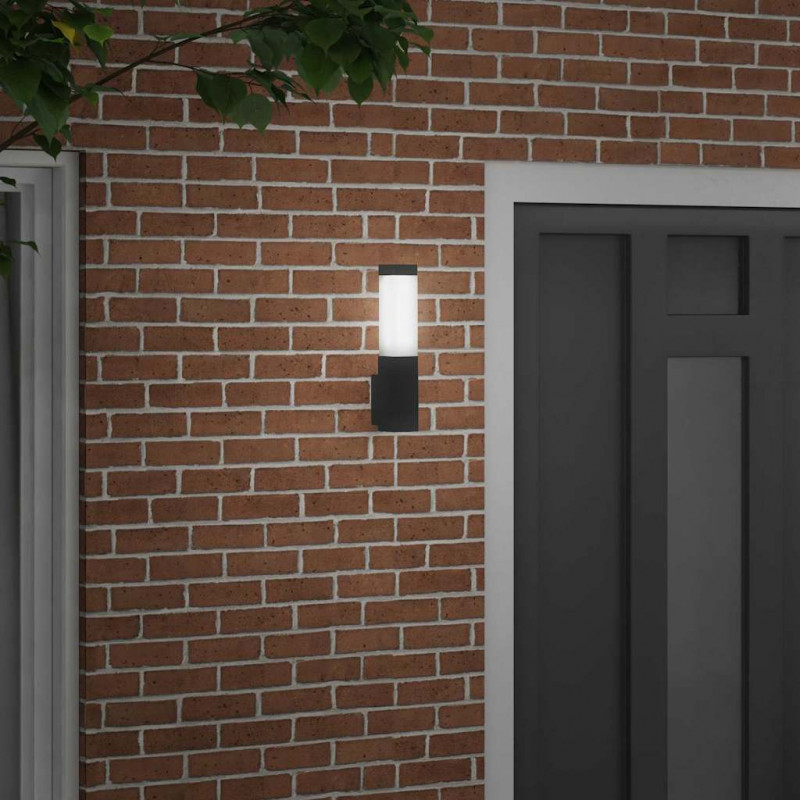 Zewnętrzna lampa ścienna Czarny 10.5 x 6 x 33 cm