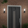 Zewnętrzna lampa ścienna 2 pcs Czarny 10.5 x 6 x 33 cm