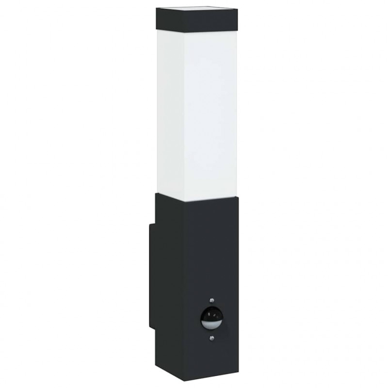 Zewnętrzna lampa ścienna 2 pcs Czarny 10.5 x 6 x 33 cm