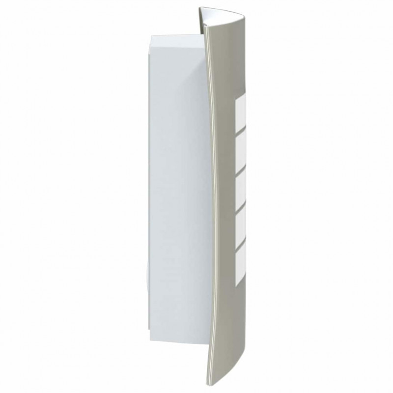 Zewnętrzna lampa ścienna 2 pcs Srebrny 23.5 x 9 x 26 cm