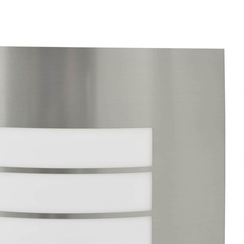 Zewnętrzna lampa ścienna 2 pcs Srebrny 23.5 x 9 x 26 cm