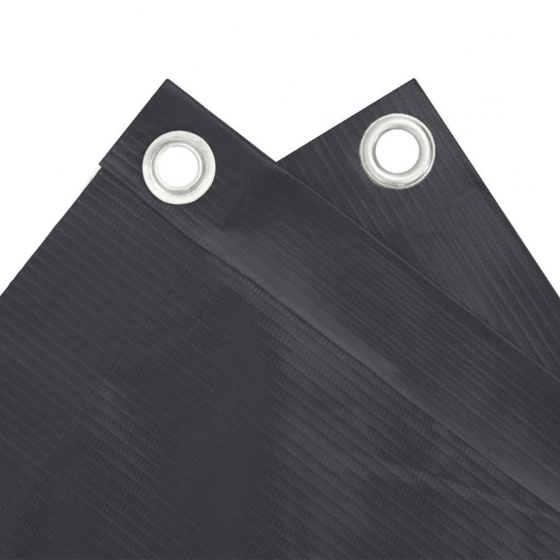Osłona balkonowa, antracytowa, 300x75 cm, PVC