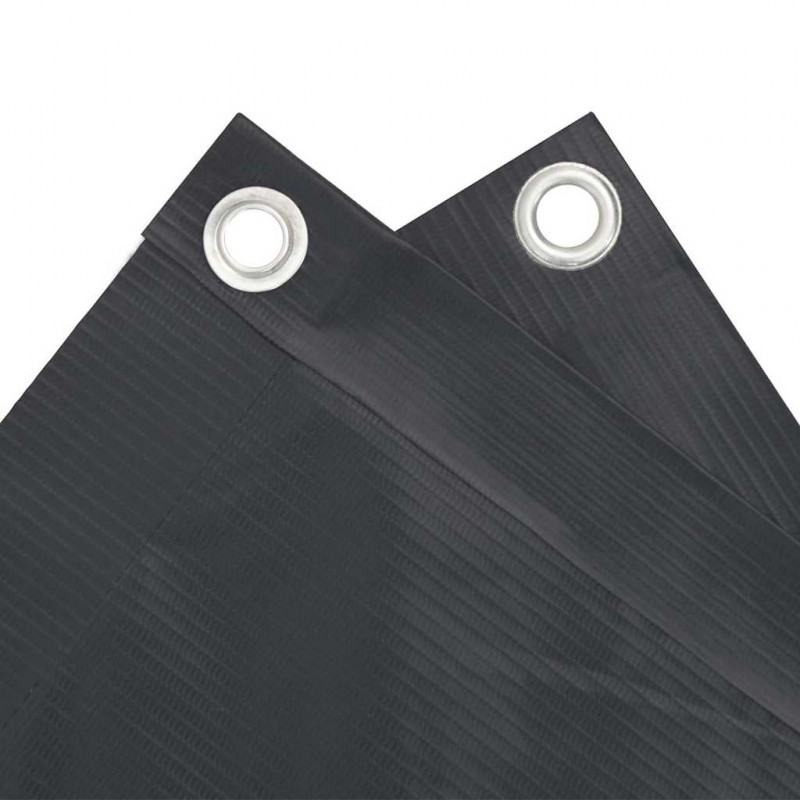 Osłona balkonowa, antracytowa, 600x75 cm, PVC