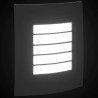 Zewnętrzna lampa ścienna 2 pcs Czarny 23.5 x 9 x 26 cm