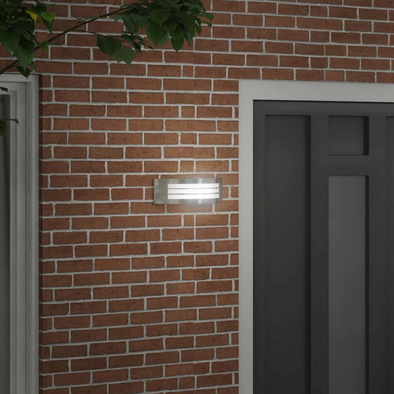 Zewnętrzna lampa ścienna Srebrny 32 x 10 x 10 cm