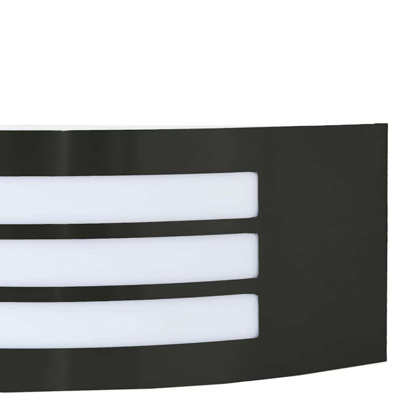 Zewnętrzna lampa ścienna Czarny 32 x 10 x 10 cm