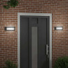 Zewnętrzna lampa ścienna 2 pcs Czarny 32 x 10 x 10 cm