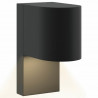 Zewnętrzna lampa ścienna Czarny 12 x 7 x 15 cm Stal nierdzewna