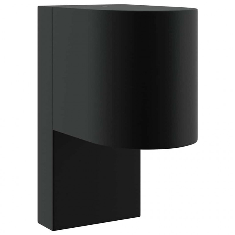 Zewnętrzna lampa ścienna 2 pcs Czarny 12 x 7 x 15 cm