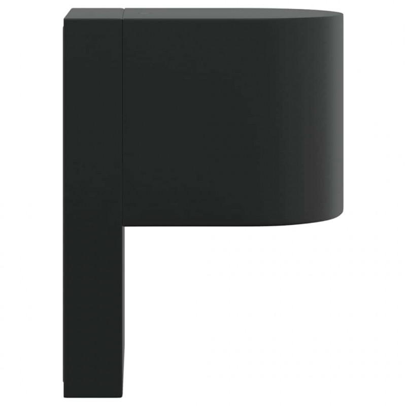 Zewnętrzna lampa ścienna 2 pcs Czarny 12 x 7 x 15 cm