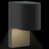 Zewnętrzna lampa ścienna 2 pcs Czarny 12 x 7 x 15 cm