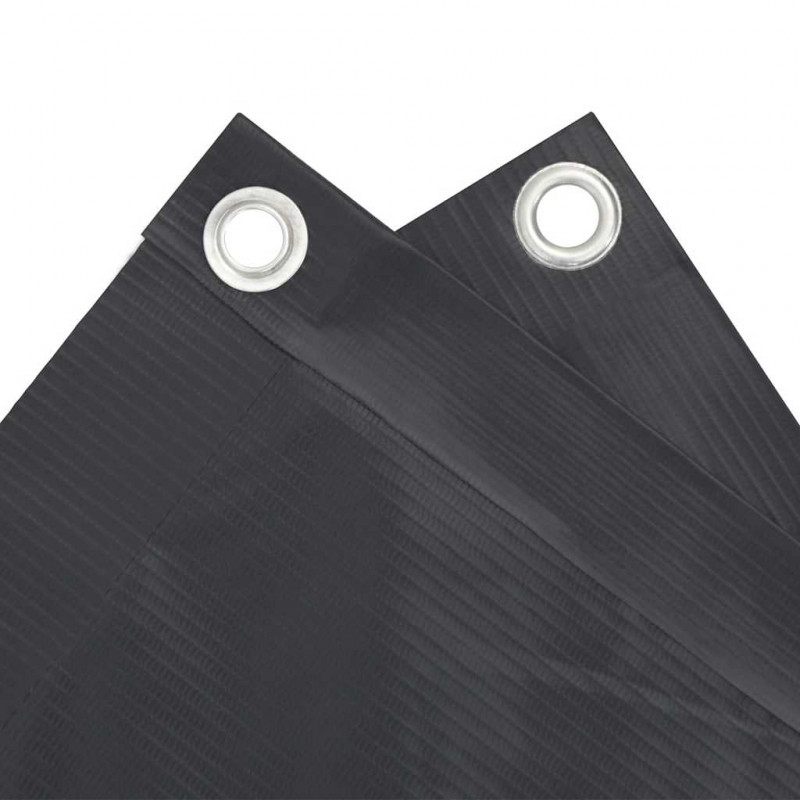 Osłona balkonowa, antracytowa, 600x90 cm, PVC