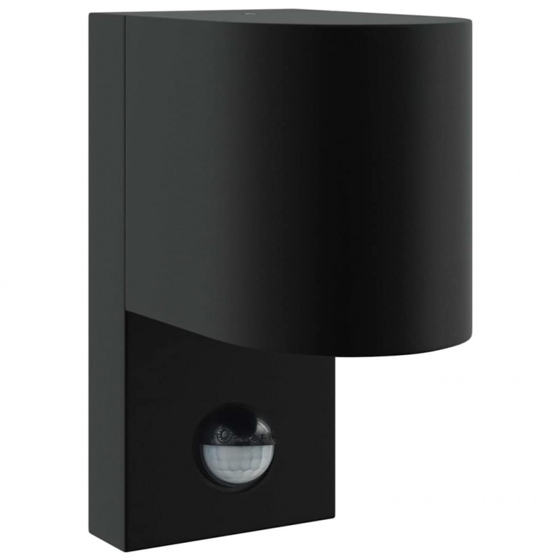 Zewnętrzna lampa ścienna 2 pcs Czarny 12 x 7 x 15 cm