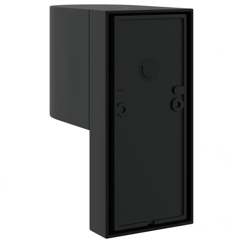 Zewnętrzna lampa ścienna 2 pcs Czarny 12 x 7 x 15 cm
