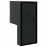 Zewnętrzna lampa ścienna 2 pcs Czarny 12 x 7 x 15 cm
