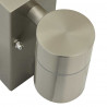 Zewnętrzna lampa ścienna 2 pcs Srebrny 6,5 x 10,5 x 16 cm