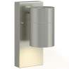 Zewnętrzna lampa ścienna 2 pcs Srebrny 6,5 x 10,5 x 16 cm