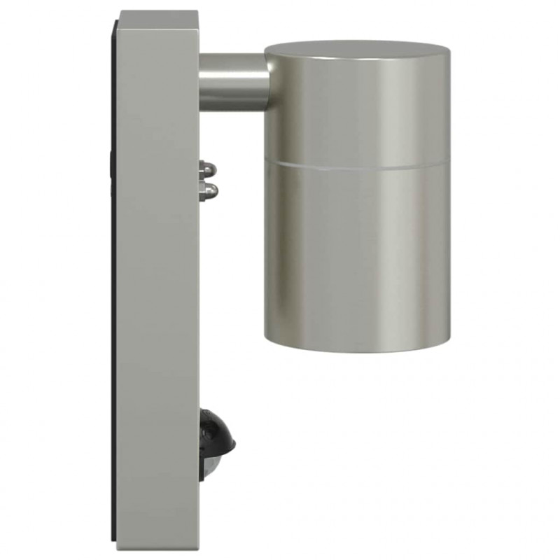 Zewnętrzna lampa ścienna 2 pcs Srebrny 6,5 x 10,5 x 16 cm