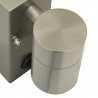 Zewnętrzna lampa ścienna 2 pcs Srebrny 6,5 x 10,5 x 16 cm