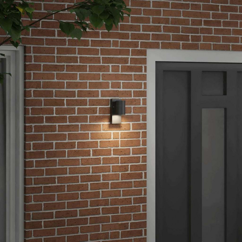 Zewnętrzna lampa ścienna Czarny 6,5 x 10,5 x 16 cm