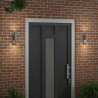 Zewnętrzna lampa ścienna 2 pcs Srebrny 7 x 10 x 22 cm