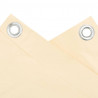 Osłona balkonowa, kremowa, 300x120 cm, PVC