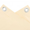 Osłona balkonowa, kremowa, 500x120 cm, PVC
