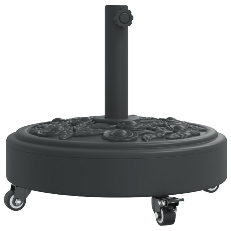Podstawa do parasola, z kółkami, do słupków Ø38/48 mm, 27 kg