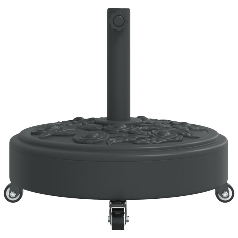 Podstawa do parasola, z kółkami, do słupków Ø38/48 mm, 27 kg
