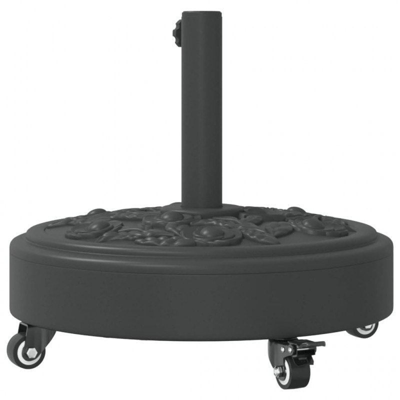 Podstawa do parasola, z kółkami, do słupków Ø38/48 mm, 27 kg