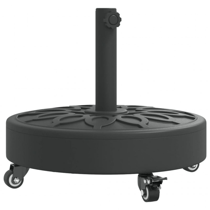 Podstawa do parasola, z kółkami, do słupków Ø38/48 mm, 27 kg