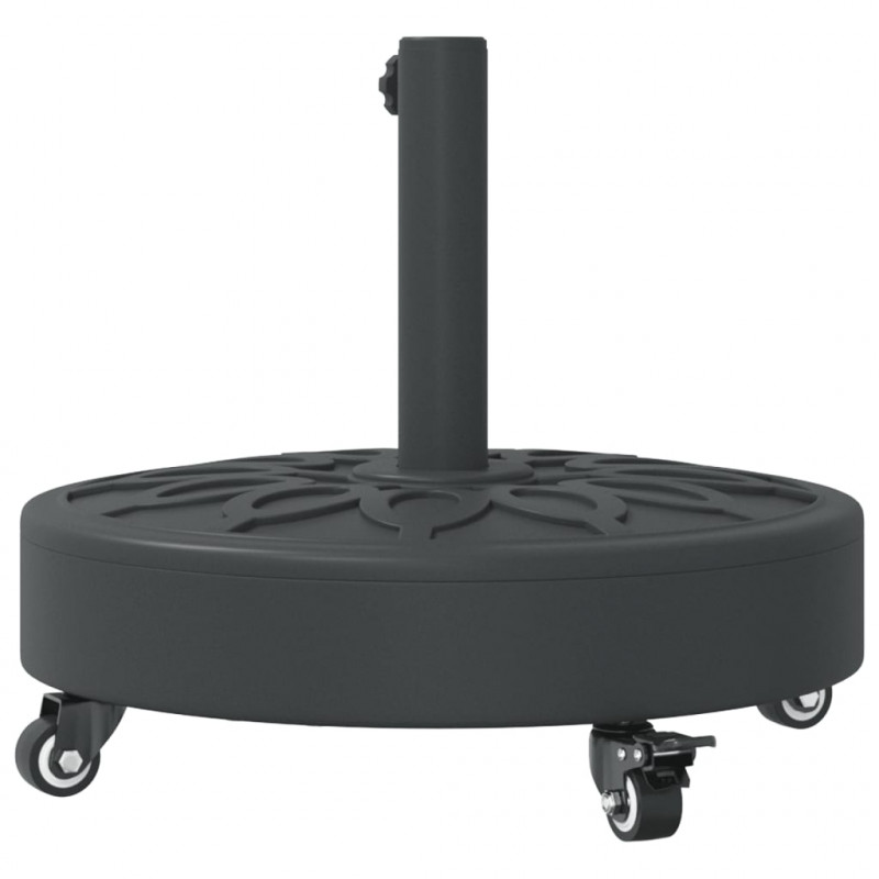 Podstawa do parasola, z kółkami, do słupków Ø38/48 mm, 27 kg