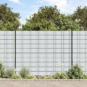 Osłony na ogrodzenie, 10 szt., 252,5x19 cm, jasnoszare, PVC