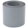 Osłony na ogrodzenie, 10 szt., 252,5x19 cm, szare, PVC