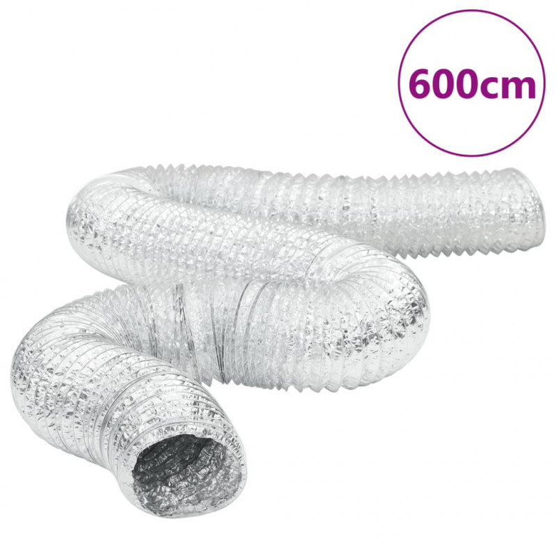 Przewód wentylacyjny, aluminiowy, 6 m, Ø12,5 cm