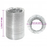 Przewód wentylacyjny, aluminiowy, 6 m, Ø12,5 cm