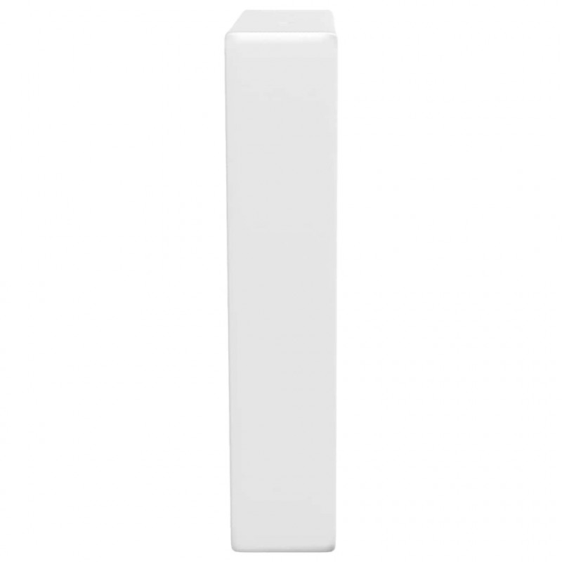 Wsporniki do półki pod umywalkę, 2 szt., białe, trapezowe, stal