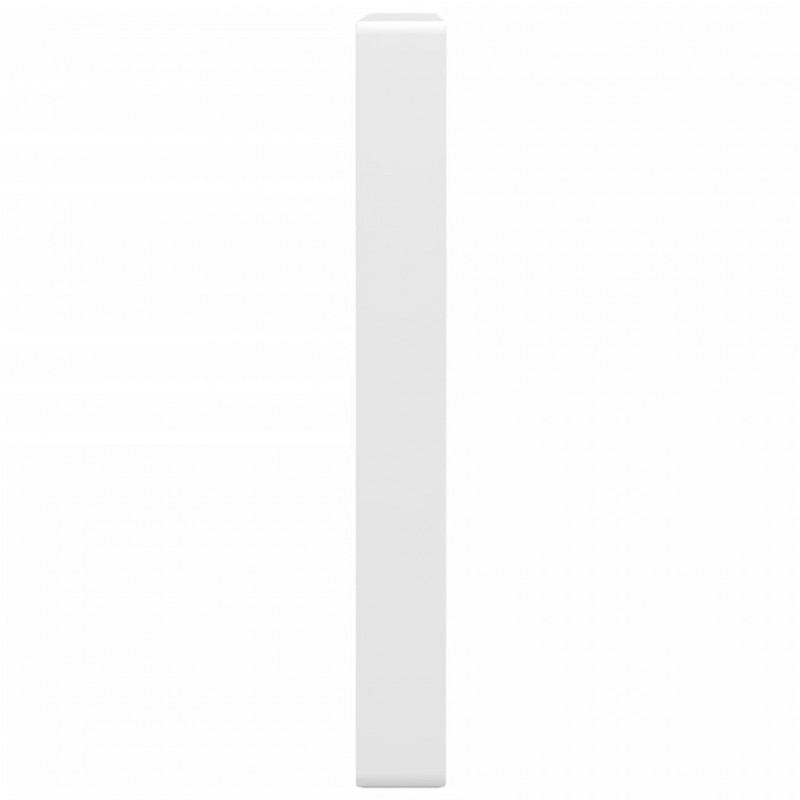 Wsporniki do półki pod umywalkę, 2 szt., białe, trapezowe, stal