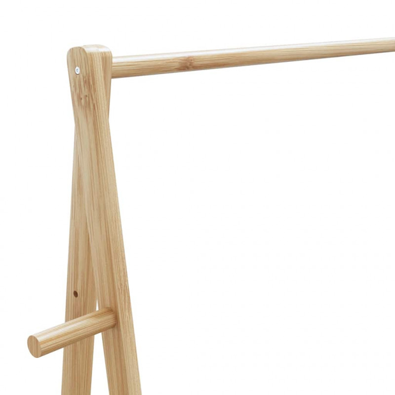 Wieszak na ubrania z półkami i kółkami, 96x45,5x155,5 cm