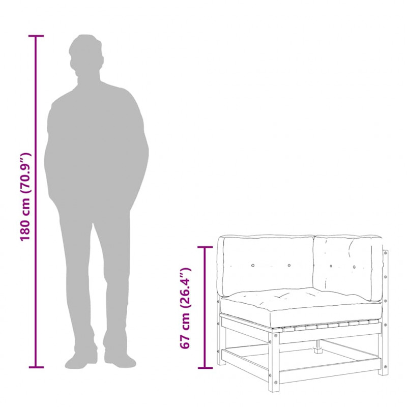 Sofa 3-osobowa, ciemnoszara, 210 cm, tapicerowana tkaniną